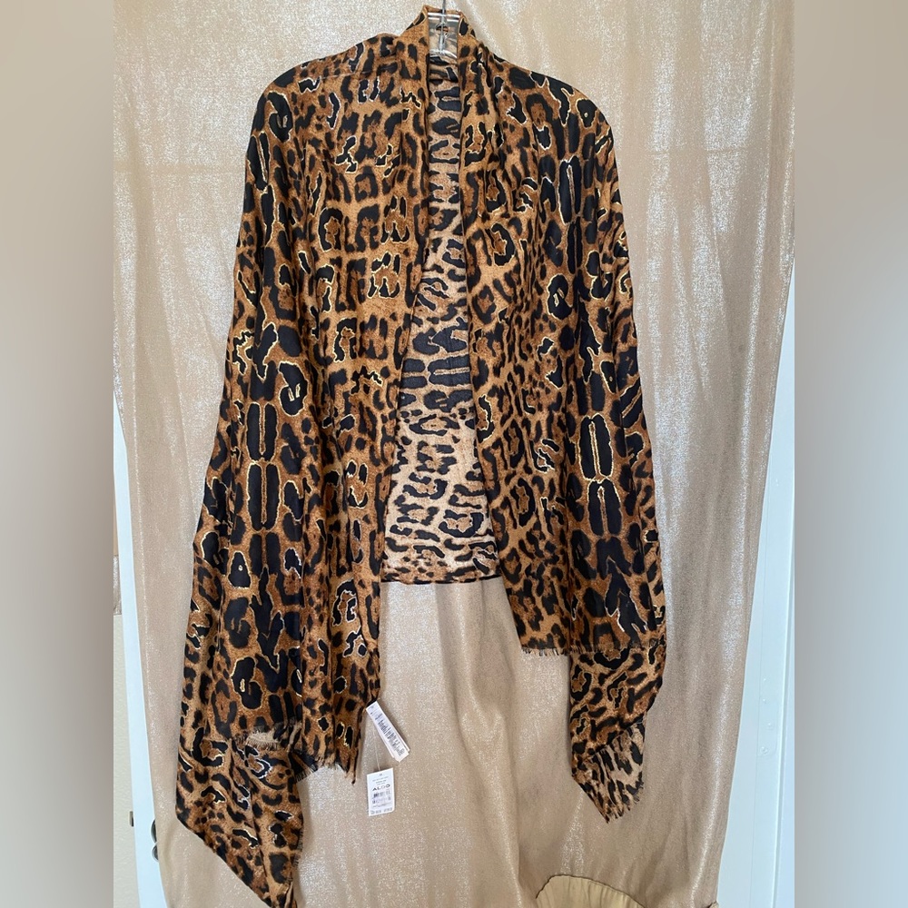 Aldo leopard print scarf